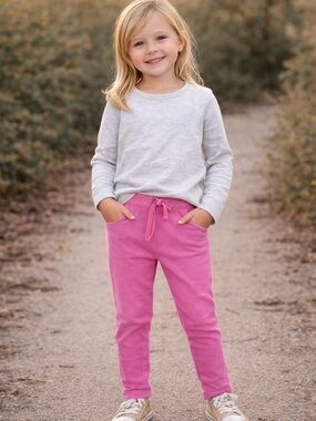 Zara Girls' Pink Leggings 5-6Y